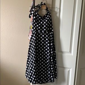 Polka Dot Swing Dress